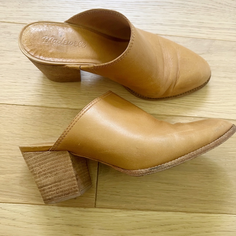 Madewell English Saddle The Harper Mule 8